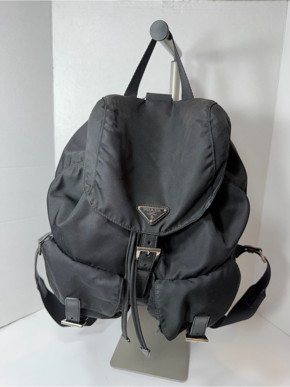 Prada Black Nylon Backpack - Sleek Everyday Carry perfect for everyday 💕💕$2555 - Picture 2 of 8